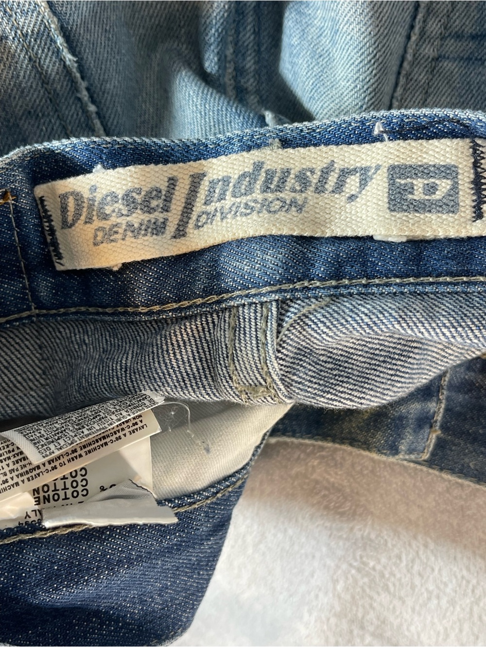 Diesel Faded Blue Straight Jeans - Picture 10 of 10